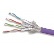 Cable Blindado SFTP, Cat7A, Inmune a EMI, LS0H (Bajo humo, Cero Halógenos) venta x m